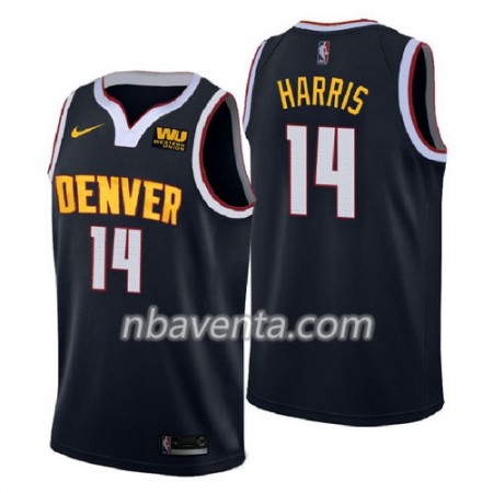 Camiseta Hombre Denver Nuggets Gary Harris 14 2018-2019 Nike Navy Swingman